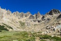 Central Andes rocky range Cerro Cathedral Royalty Free Stock Photo